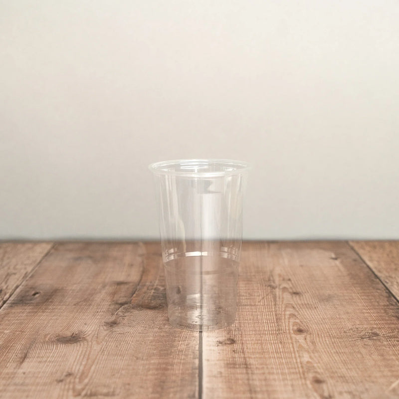 Recyclable rPET Clear Pint and Half-Pint Cups Eco-Friendly and Versatile Drinkware