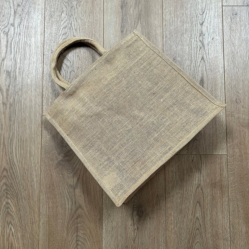 Plastic Free Reusable Hessian Carrier Bag (Pack of 10)