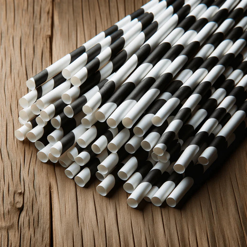 Durable and Eco-Friendly Paper Straws: 6mm and 8mm Options