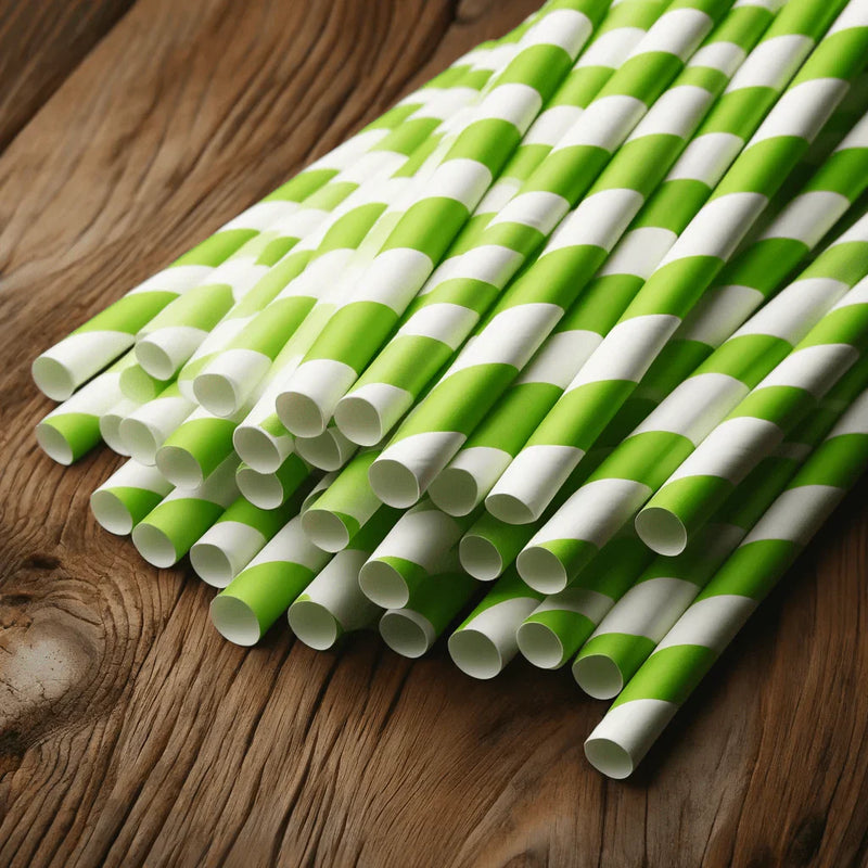 Durable and Eco-Friendly Paper Straws: 6mm and 8mm Options