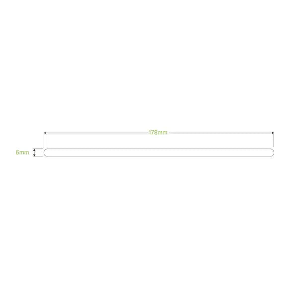 18cm Wooden Coffee Stirrers - FSC Certified Birchwood, Compostable, Eco-Friendly, Hot & Cold Drinks, 10,000 Pack for Cafes & Events