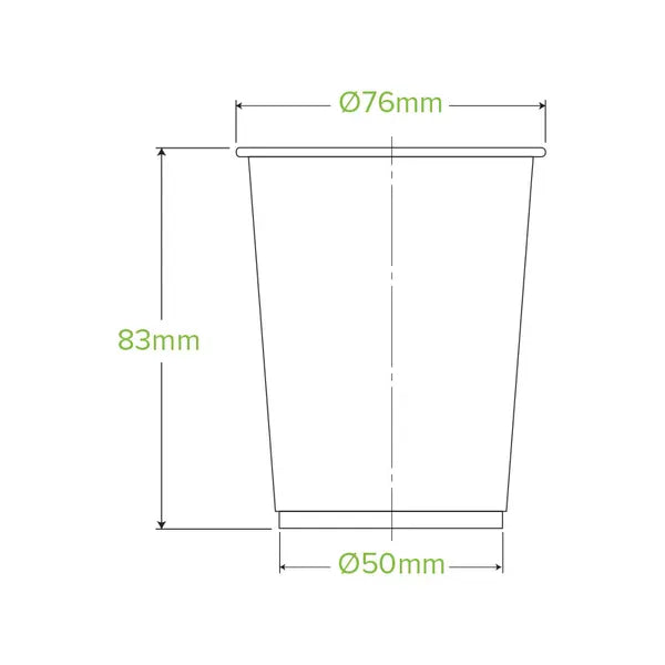 200ml Clear PLA BioCups, Compostable Bioplastic Cups, Eco-Friendly Disposable Cups for Cold Drinks, 2000 Pack, AS4736 & EN13432 Certified